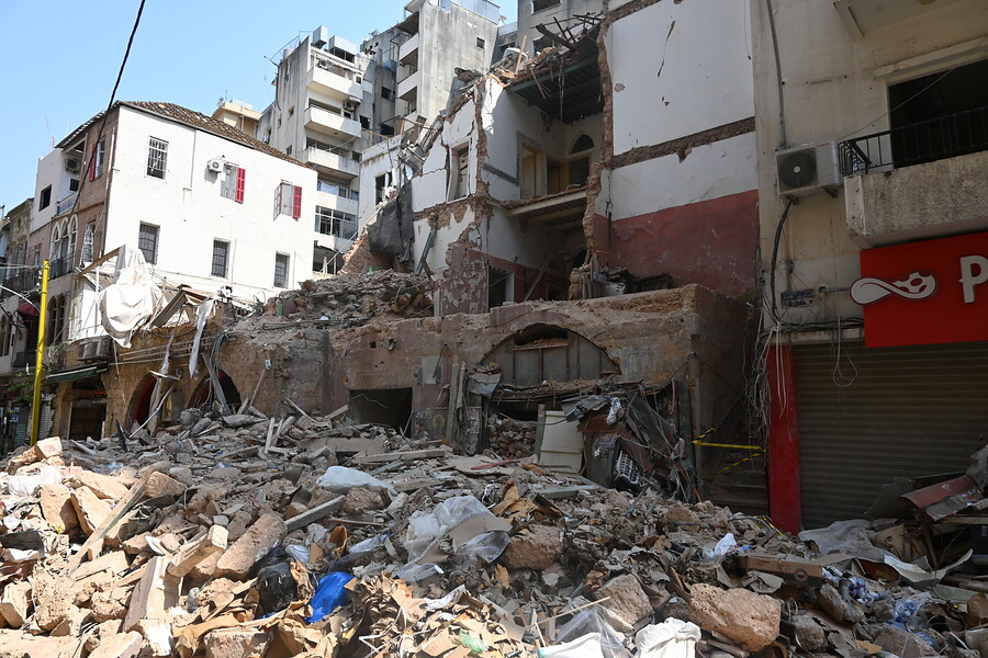 Obytná štvrť v Bejrúte. FOTO: John Smith / ACN