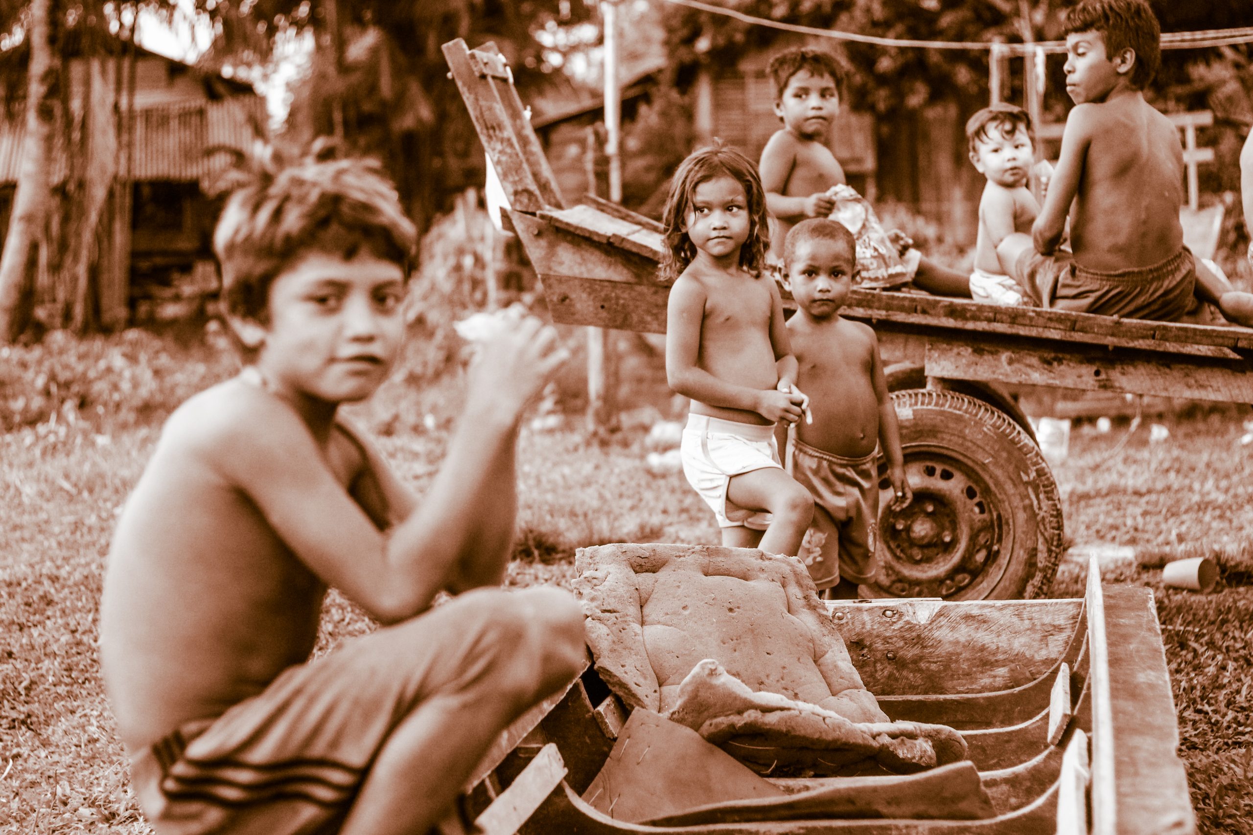 Deti z mesta Chaves v Brazílii