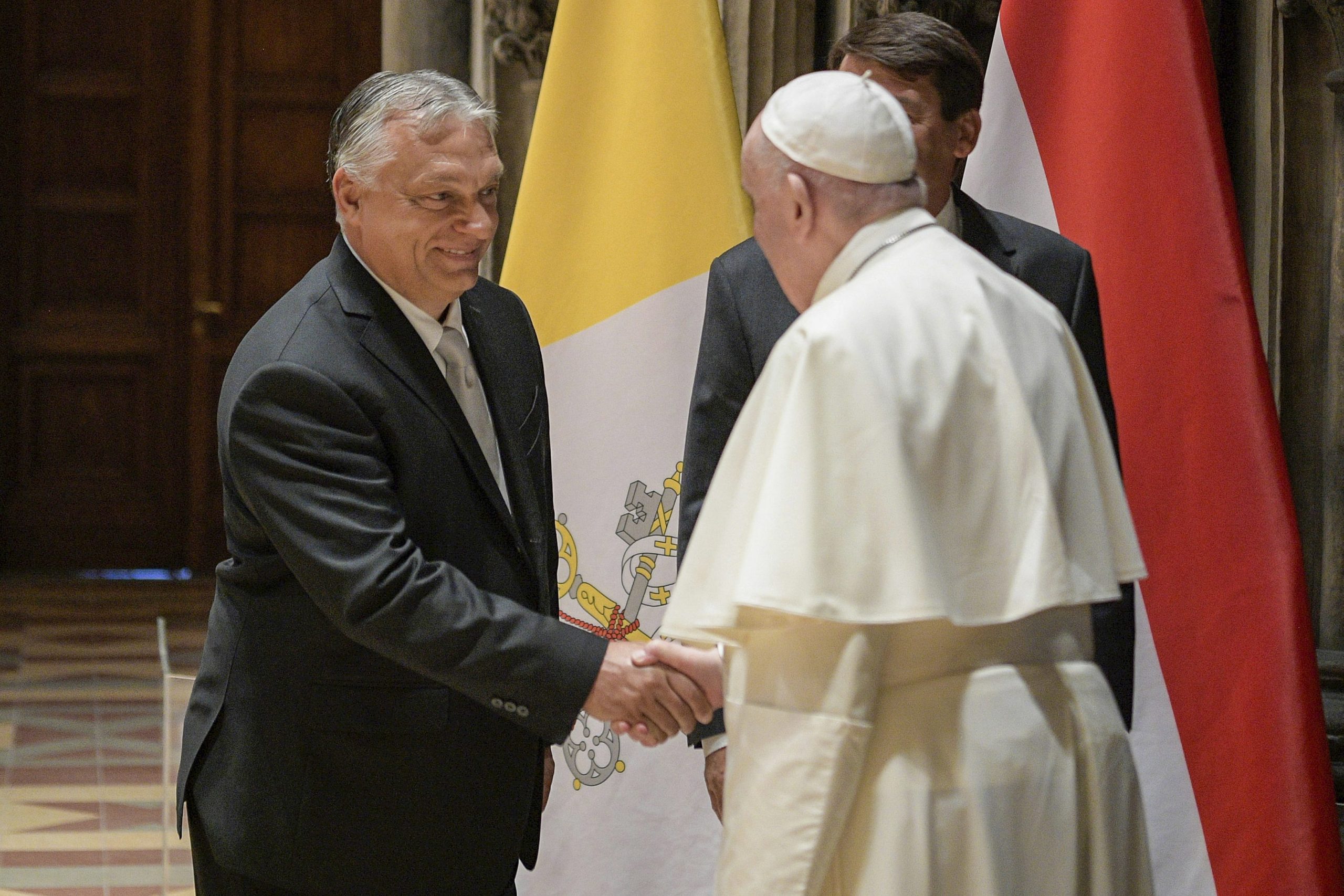 František a Viktor Orbán, maďarský premiér