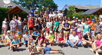 Ukrajinské deti na letnom tábore, ktorý sa uskutočnil s podporou ACN